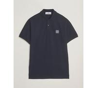 Stone Island Organic Cotton Pique Polo Navy Blau XL