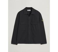 Stone Island Organic Cotton Ripstop Overshirt Black Schwarz L