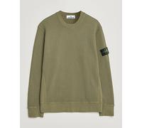 Stone Island Organic Cotton Waffle Fleece Sweatshirt Military Grün L