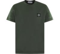Stone Island - Patch Compass 60/2 Cotton Jersey T-Shirt - Größe M - grün