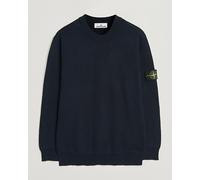 Stone Island Ribbed Soft Organic Cotton Crewneck Navy Blau L