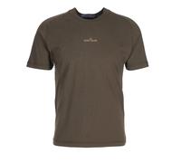 Stone Island - SS T-SHIRT - Größe M - grün
