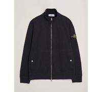 Stone Island Vanisé Brushed Heavy Cotton Full Zip Black Schwarz L