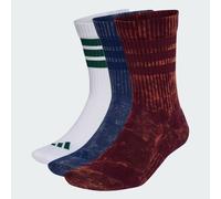 Stonewash Crew Socken, 3 Paar Maroon / Dark Blue / White / Collegiate Green 43-45