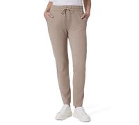 Schlupfhose STOOKER WOMEN "Berlin Easy Fit", Damen, Gr. 44, Länge 29, beige (sand melange), Stoff, 92% Polyester, 8% Elasthan, gerade, unten schmal lang, Hosen Schlupfhose, Tapered Fit Casual Technost