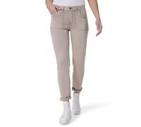 5-Pocket-Jeans STOOKER WOMEN "DAVOS Colour Jogg Edition Jeeans", Damen, Gr. 40, Länge 30, beige (string), Denim/Jeans, 98% Baumwolle, 2% Elasthan, lässig geschnitten lang, Jeans 5-Pocket-Jeans, Boyfri