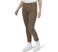 Boyfriend-Jeans STOOKER WOMEN "Davos Colour Denim Boyfriend Fit", Damen, Gr. 42, Länge 28, braun (shitake), Denim/Jeans, 98% Baumwolle, 2% Elasthan, lässig geschnitten lang, Jeans, Jeans Boyfriend Fit
