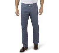 Stooker Men "Frisco Print Straight Fit" Straight Fit Casual Clean Wash Twill Coloured Comfort Flex für Herren (50004600-36) blau structure aop