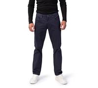 5-Pocket-Jeans STOOKER MEN "Frisco Print Straight Fit", Herren, Gr. 32, Länge 32, blau (navy minimal), Twill, 98% Baumwolle, 2% Elasthan, straight fit lang, Jeans 5-Pocket-Jeans, Straight Fit Casual C