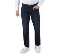 5-Pocket-Jeans STOOKER MEN "Frisco Thermo Straight Fit Jeans", Herren, Gr. 44, Länge 32, blau (dunkelblau), Denim/Jeans, 63% Baumwolle, 34% Polyester, 3% Elasthan, straight fit lang, Jeans 5-Pocket-Je