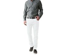 STOOKER Herren Men Jeans Stretch Ärztehose Pflegedienst Zahnarzt Hose - Mod. Frisco Weiss