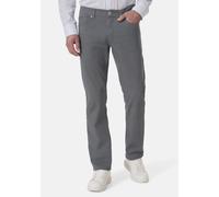 Stooker Men "Frisco Print Straight Fit Jeans" Straight Fit Casual Clean Wash Twill Coloured Comfort Flex für Herren (94218234-32) grau structure aop
