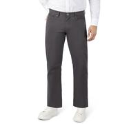 5-Pocket-Jeans STOOKER MEN "Frisco Print Straight Fit", Herren, Gr. 33, Länge 32, grau (grau minimal), Twill, 98% Baumwolle, 2% Elasthan, straight fit lang, Jeans 5-Pocket-Jeans, Straight Fit Casual C