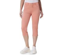 7/8-Jeans STOOKER WOMEN "Tahiti Denim Capri Slim Fit", Damen, Gr. 42, orange (orange peach), Denim/Jeans, 84% Baumwolle, 14% Polyester, 2% Elasthan, eng 7/8-Länge, Jeans, Capri Slim Fit Casual Clean W