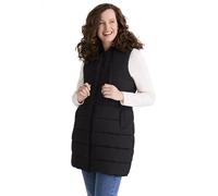 STOOKER WANDA MIT KAPUZE Damen Steppweste Slim Fit Microfaser lang