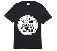 Stop My Watch Lustiger Runner-Laufmarathon Comfort Colors Adult Heavyweight T-Shirt