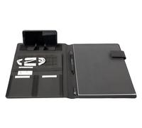 ALASSIO Schreibmappe, DIN A4, recyceltes PET, anthrazit