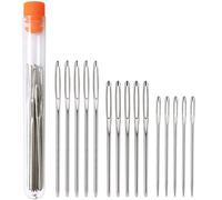 Stopfnadel mit großem Öhr zum Nähen in transparenter Röhre,