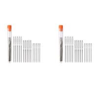 Stopfnadel, Nähnadel mit großem Öhr, in transparenter Röhre