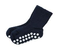 Stoppersocken aus Schurwolle- schadstofffrei & atmungsaktiv marine 92/98