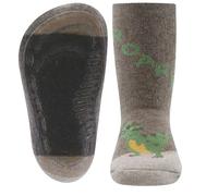 Stoppersocken SoftStep Dino-mittelbraun m. - 1819