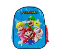 Stor Rucksack "Super Mario" in Blau - (B)20,5 x (H)26 x (T)9,5 cm - 13% | Kinder Rucksaecke Taschen