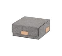 LOVE IT STORE IT Premium Uhrenbox, Uhren Aufbewahrungsbox 6 Uhren, Grau
