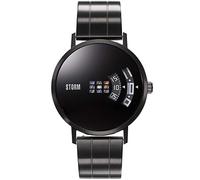 STORM London Remi V2 Slate Metal, Herrenuhr, Edelstahlgehäuse, Mineralglas, 5 bar Wasserdicht, rotierende Scheiben als Uhrzeiger, 47458/SL