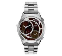 STORM London Saturn Herrenuhr silber/braun 4662/BR