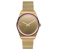 STORM Mini Cirero Gold, Edelstahlgehäuse, Mesh Armband, Damenuhr, Armbanduhr, hochwertiges Mineralglas, 3 bar Wasserdicht