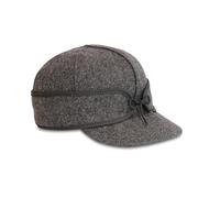 Stormy Kromer Original Kromer Cap - Winter Wool Hat with Earflap Charcoal