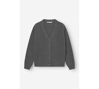 STORY OF MINE Verkürzte Strickjacke aus Bio-Baumwolle grey L