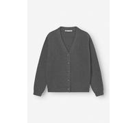 STORY OF MINE Verkürzte Strickjacke aus Bio-Baumwolle grey XL