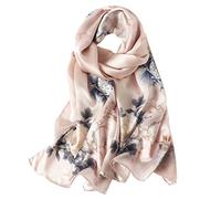 STORY OF SHANGHAI Seidenschal Damene 100% Seide, 40+ Bunte Luxuriöse schal damen, Warm & Weich Leicht Halstuch, Als Stola Seidentuch Geschenk Modische Dekorationen- 53 * 172cm