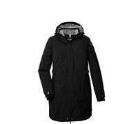 STOY Damen Funktionsjacke mit abzippbarer Kapuze - Große Größen STW 11 WMN PRK, schwarz, 48, 39797-000