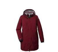 STOY Damen Funktionsjacke mit abzippbarer Kapuze - Große Größen STW 11 WMN PRK, weinrot, 48, 39797-000