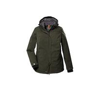 STOY Damen Funktionsjacke mit abzippbarer Kapuze - Große Größen STW 9 WMN JCKT, dunkeloliv, 52, 39795-000