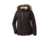 STOY Damen Jacke in Daunenoptik/Steppjacke mit abzippbarer Kapuze WMN Quilted JCKT E, schwarz, 48, 36404-000