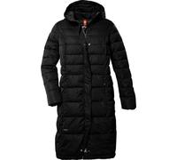 STOY Damen Stppmantel/Mantel mit Kapuze - Große Größen STW 7 WMN QLTD CT, schwarz, 48, 39793-000