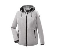 STOY Damen Scuba Jacke mit Kapuze - große größen STS 1 WMN JCKT, gebrochenes weiss, 46, 38098-000