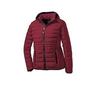 STOY Damen Steppjacke mit abzippbarer Kapuze - Große Größen - WMN Quilted JCKT B, deep red, 52, 36012-000
