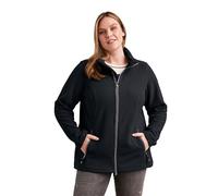 STOY Damen Strickjacke Große Größen STW 2 WMN KNT JCKT, schwarz blau, 46, 39783-000