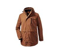 STOY Funktionsjacke Herren MN JCKT C - Jacke mit abzippbarer Kapuze - Herrenjacke in großen Größen - 100% wasserdicht, dark curry, XXL, 36006-000