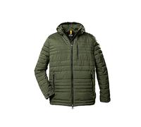 STOY Herren Steppjacke mit abzippbarer Kapuze - Große Größen STW 16 MN QLTD JCKT, dunkeloliv, 6XL, 39806-000