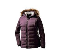 STOY Steppjacke Damen WMN Quilted Jckt E - Jacke in Daunenoptik mit Abzippbarer Kapuze - Damenjacke in großen Größen, aubergine, 50, 36404-000