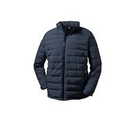 STOY Steppjacke Herren MN Quilted Jckt A - Jacke in Daunenoptik mit einrollbarer Kapuze - Herrenjacke in großen Größen - Übergangsjacke Männer, dunkelnavy, 3XL, 36002-000