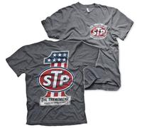 STP Offizielles Lizenzprodukt American No. 1 Herren T-Shirt (Dunkel-Heather), Large