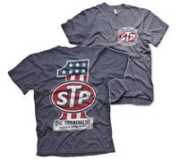 STP Offizielles Lizenzprodukt American No. 1 Herren T-Shirt (Marineblau-Heather), Medium
