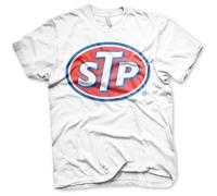 STP Offizielles Lizenzprodukt Classic Logo Herren T-Shirt (Weiß), Large