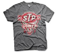 STP Offizielles Lizenzprodukt Power Herren T-Shirt (Dark Grau), X-Large
